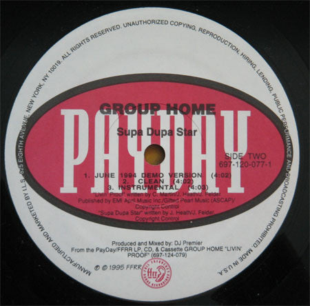 Group Home : Livin' Proof (12")