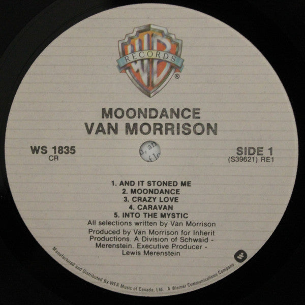 Van Morrison : Moondance (LP, Album, RE)