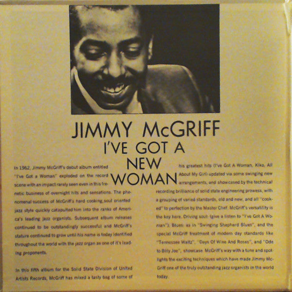 Jimmy McGriff : I've Got A New Woman (LP, Album, Gat)