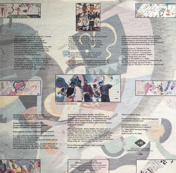 DJ Jazzy Jeff & The Fresh Prince : Homebase (LP, Album)