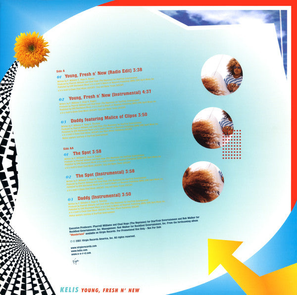 Kelis : Young, Fresh N' New (12", Single, Promo)
