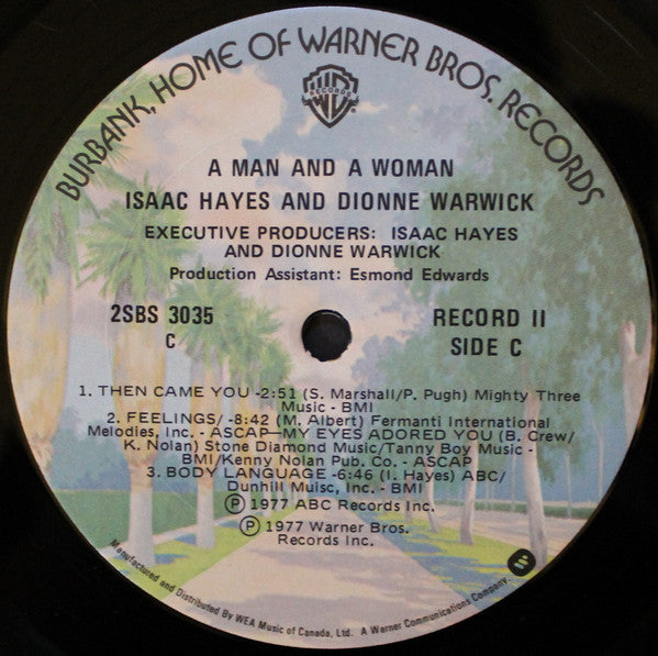Isaac Hayes & Dionne Warwick : A Man And A Woman (2xLP, Album)