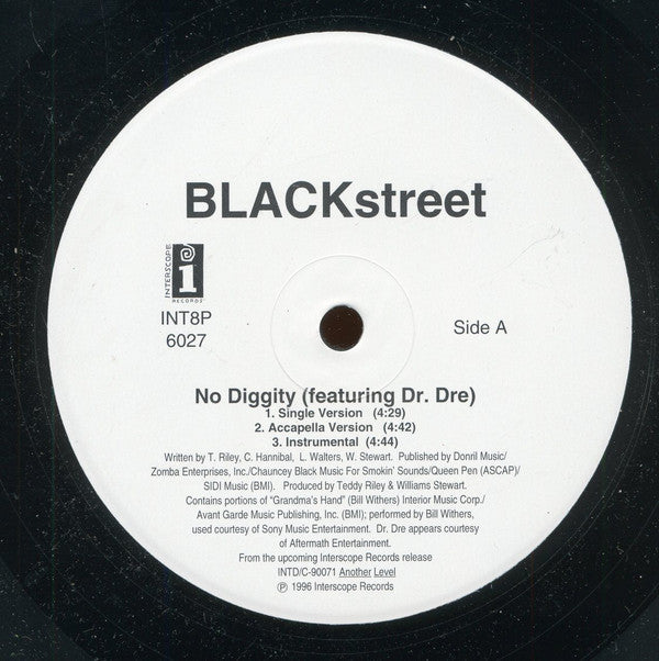 Blackstreet : No Diggity (12")