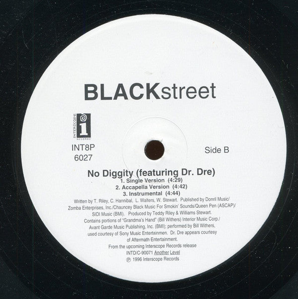 Blackstreet : No Diggity (12")