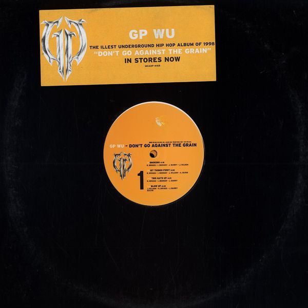 GP Wu : Don't Go Against The Grain (2xLP, Promo)