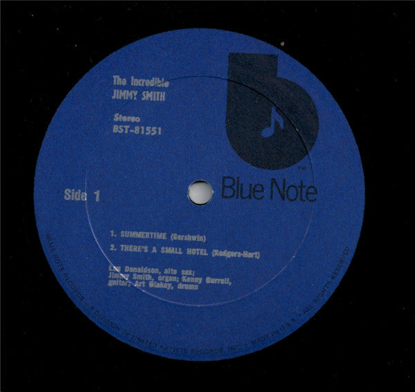 Jimmy Smith : Jimmy Smith At The Organ, Volume 1 (LP, Album, RE)