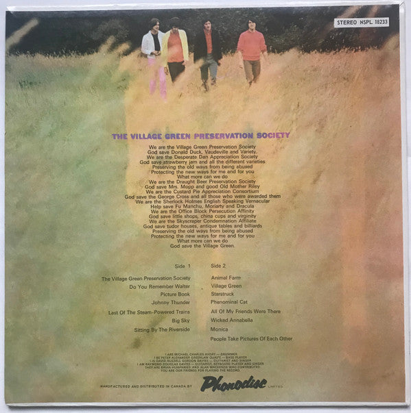 The Kinks : The Kinks Are The Village Green Preservation Society (LP, Album)