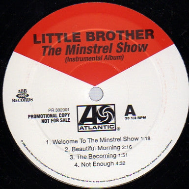 Little Brother (3) : The Minstrel Show (Instrumental Album) (2xLP, Album, Promo)
