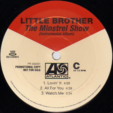 Little Brother (3) : The Minstrel Show (Instrumental Album) (2xLP, Album, Promo)