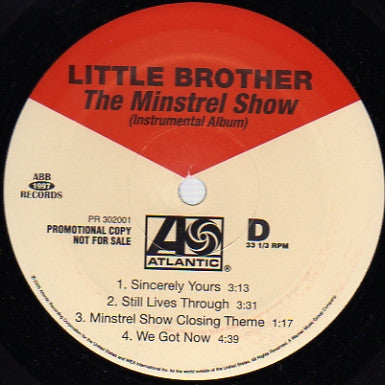Little Brother (3) : The Minstrel Show (Instrumental Album) (2xLP, Album, Promo)