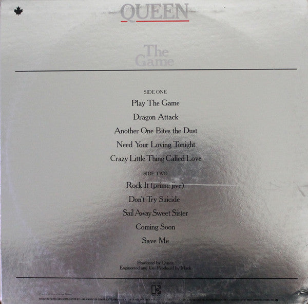 Queen : The Game (LP, Album, Foi)