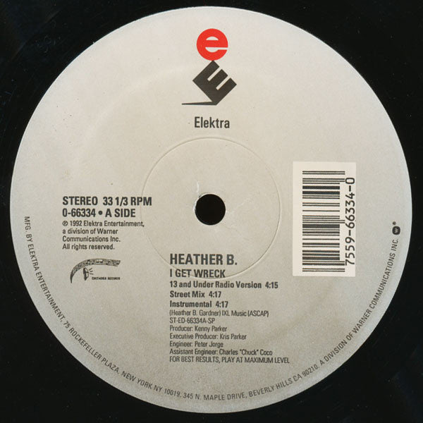 Heather B. : I Get Wreck (12")