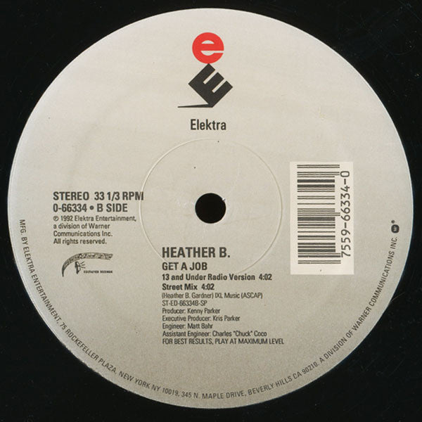 Heather B. : I Get Wreck (12")