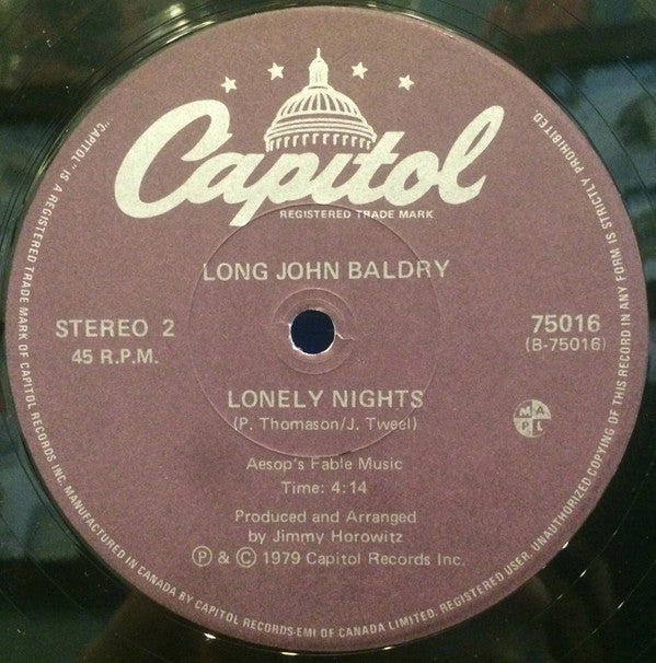 Long John Baldry : Come And Get Your Love (12")