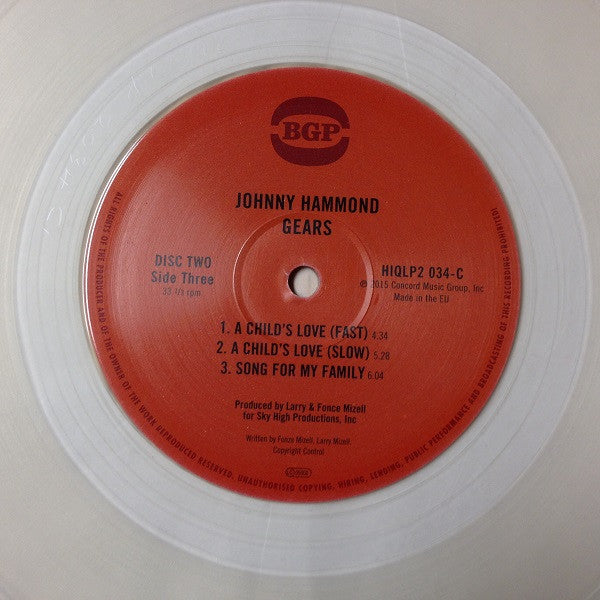 johnny hammond gears vinyl Buy Johnny Hammond: Gears (2xLP, Album, RE, RM, Cle) Vinyl Record Online for a Great Price – High Notes Coffee + Vinyl
