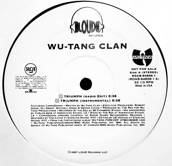 Wu-Tang Clan : Triumph (12", Promo)