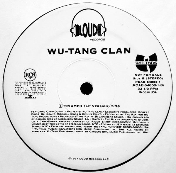 Wu-Tang Clan : Triumph (12", Promo)