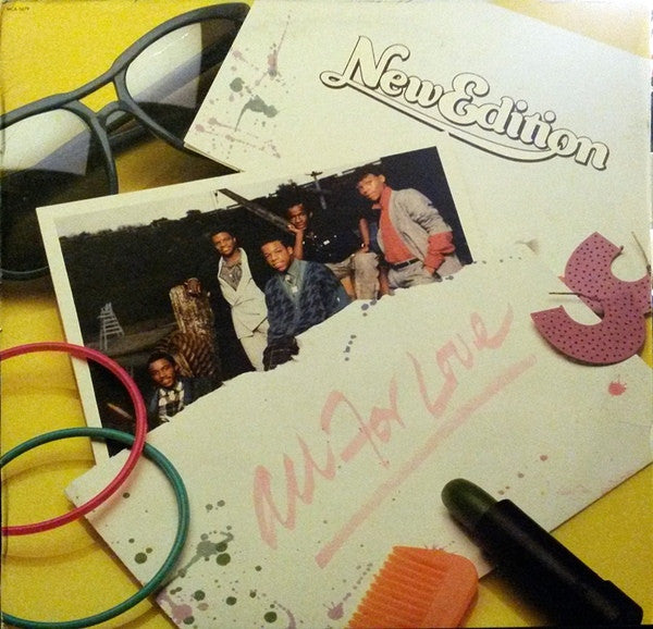 New Edition : All For Love (LP, Album, Club)