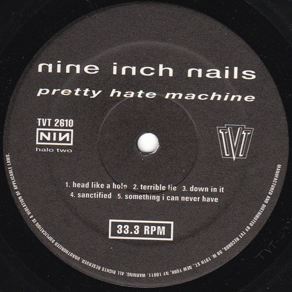 Nine Inch Nails : Pretty Hate Machine (LP, Album)