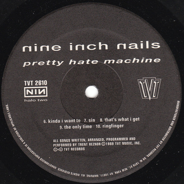 Nine Inch Nails : Pretty Hate Machine (LP, Album)