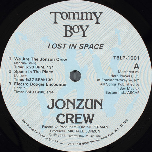 The Jonzun Crew : Lost In Space (LP, Album)