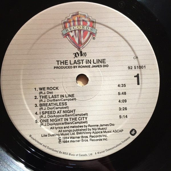 Dio (2) : The Last In Line (LP, Album)