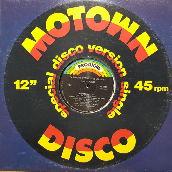 Rare Earth : Warm Ride (12")
