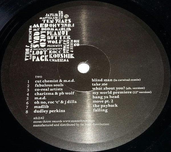 Peanut Butter Wolf : Stones Throw Ten Years (2xLP, Comp)