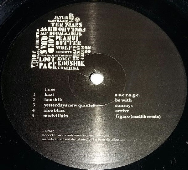 Peanut Butter Wolf : Stones Throw Ten Years (2xLP, Comp)