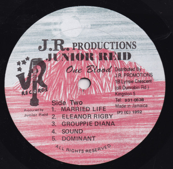 Junior Reid : One Blood (LP, Album, RP)