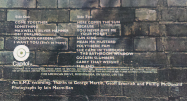 The Beatles : Abbey Road (LP, Album, RE)