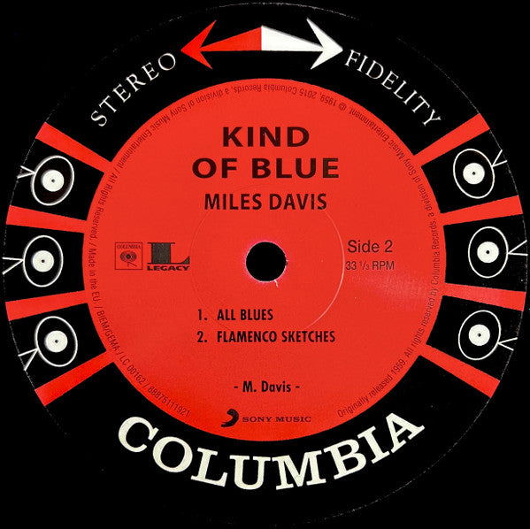 Miles Davis : Kind Of Blue (LP, Album, RE, 180)