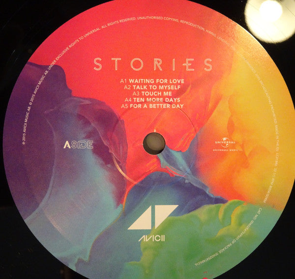 Avicii : Stories (2xLP, Album, Gat)