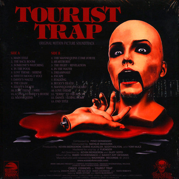 Pino Donaggio : Tourist Trap (Original Motion Picture Soundtrack) (LP, Album, RE, Red)