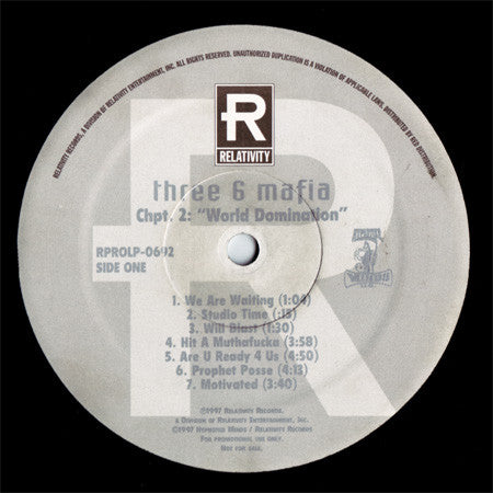 Three 6 Mafia : Chpt. 2: "World Domination" (2xLP, Album, Promo)