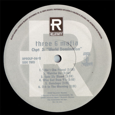 Three 6 Mafia : Chpt. 2: "World Domination" (2xLP, Album, Promo)