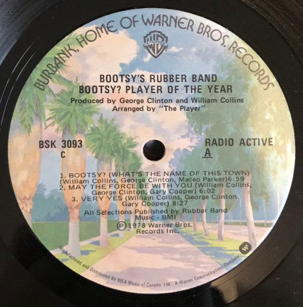 Bootsy's Rubber Band : Bootsy? Player Of The Year (LP, Album)