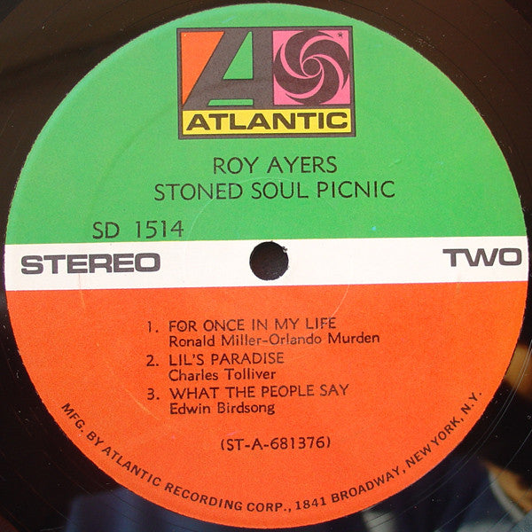 Roy Ayers : Stoned Soul Picnic (LP, Album)