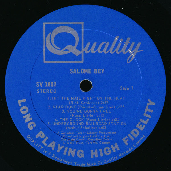 Salome Bey : Salome Bey (LP, Album)