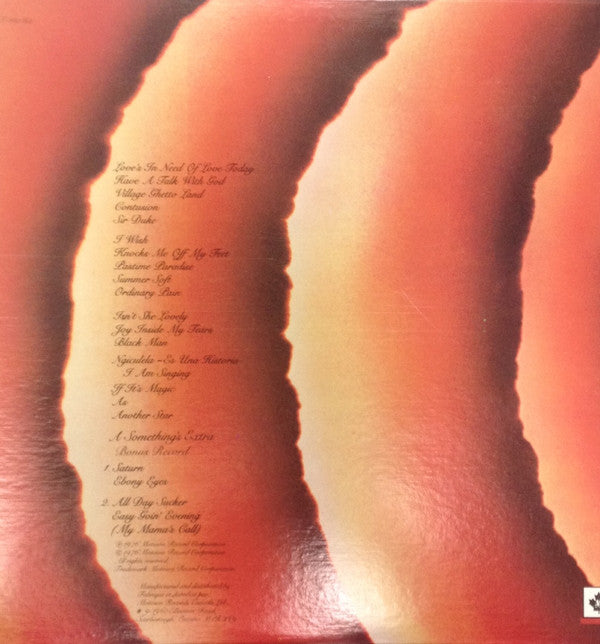 Stevie Wonder : Songs In The Key Of Life (2xLP, Album + 7", EP)