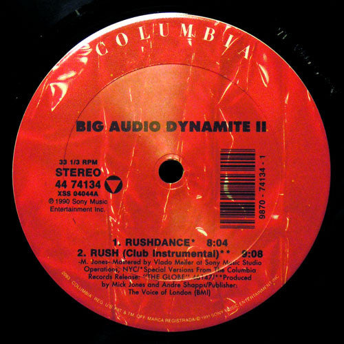 Big Audio Dynamite II : Rushdance (12")