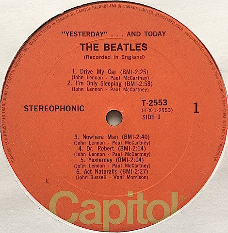 The Beatles : Yesterday And Today (LP, Album, Comp, RP)