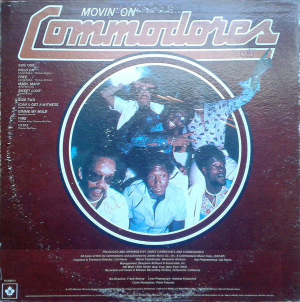 Commodores : Movin' On (LP, Album)
