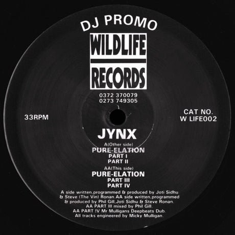 Jynx (2) : Pure-Elation (12", Promo)