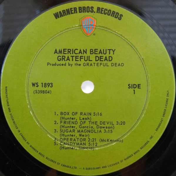 The Grateful Dead : American Beauty (LP, Album)