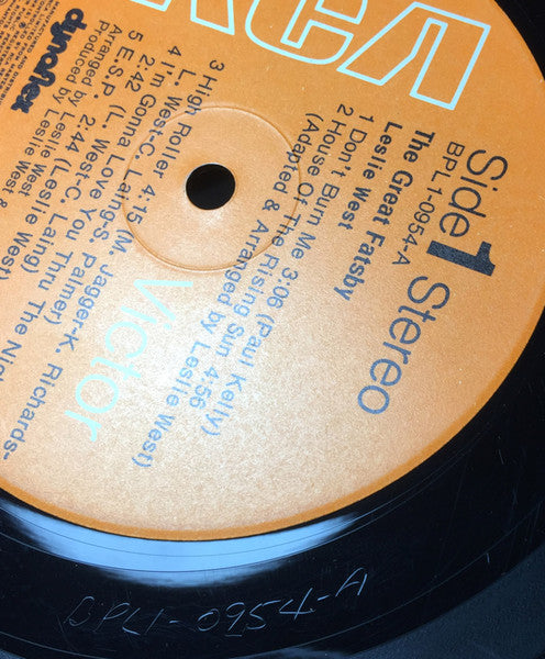 Leslie West : The Great Fatsby (LP, Album)