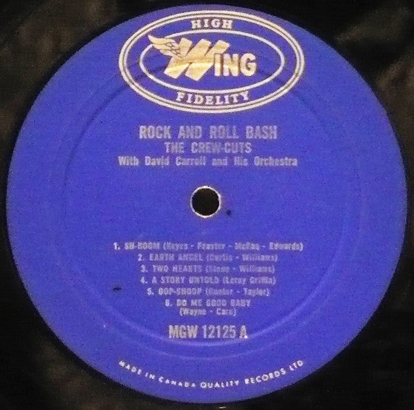 The Crew Cuts : Rock And Roll Bash (LP, Mono, RE)