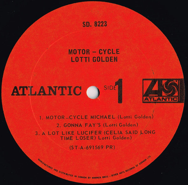 Lotti Golden : Motor-Cycle (LP, Album)