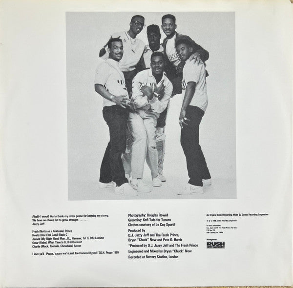 DJ Jazzy Jeff & The Fresh Prince : He's The DJ, I'm The Rapper (2xLP, Album)