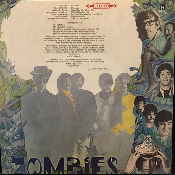 The Zombies : Odessey And Oracle (LP, Album, Mono, Ltd, M/Print, RE, 180)